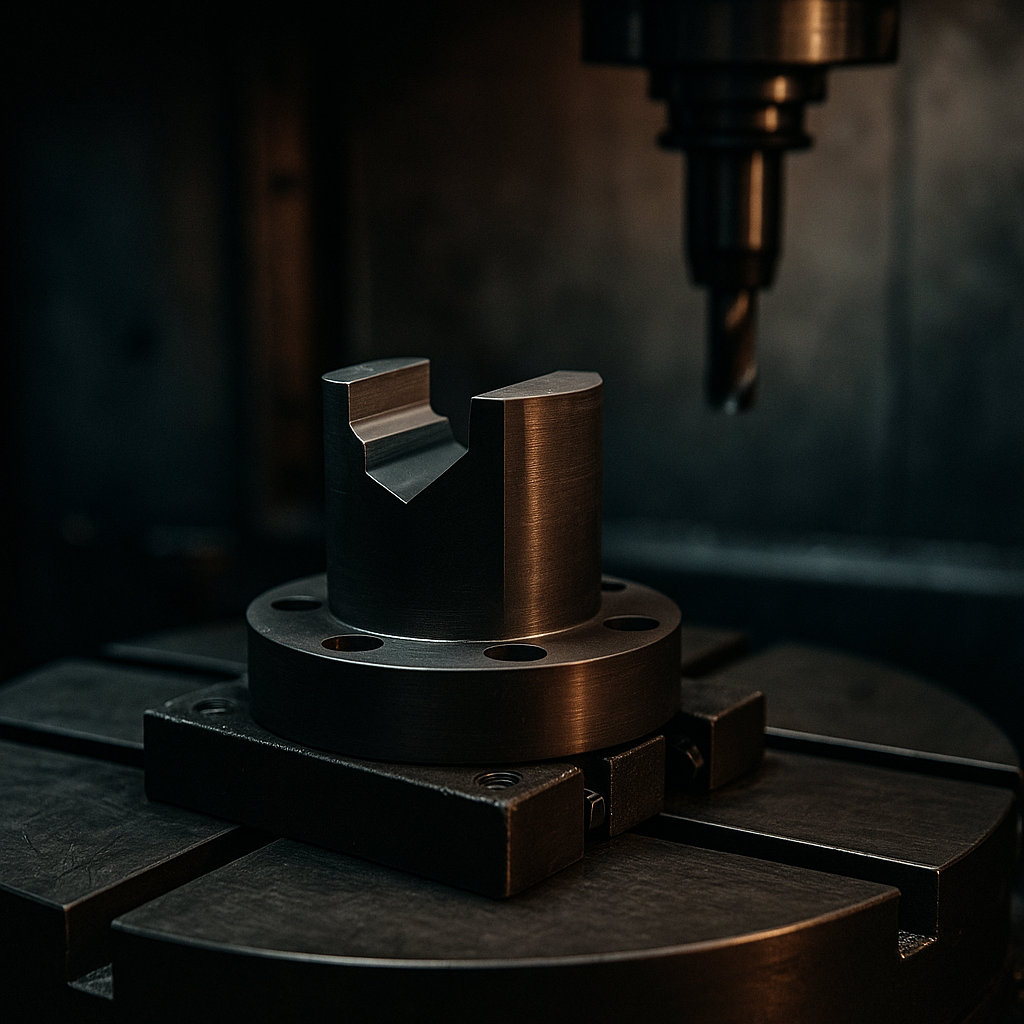 Egyedi alkatrészek és gépelemek gyártása Ügyféligényre szabott alkatrészek és gépelemek tervezését, fejlesztését és gyártását végezzük, a funkcionalitás, a terhelhetőség és a gyárthatóság optimalizálásával. Korszerű gépparkunkkal precíziós forgácsolást biztosítunk kis- és középsorozatban, magas ismétlési pontossággal és dokumentált minőségbiztosítással.